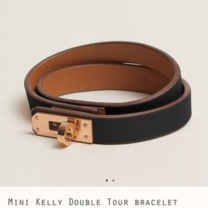 Hermes mini kelly double tour bracelet - NWT